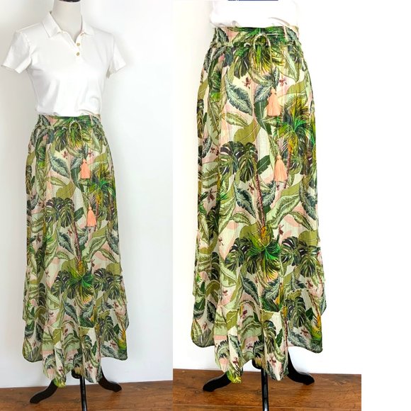 Z&L EUROPE Rio Jungle Maxi Skirt Brand New With Tag Attached Large - Picture 3 of 16